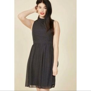ModCloth | Liza Luxe | Rule the Whirl Polka Dot Dress